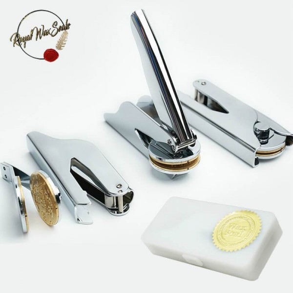 YOUR OWN FULL DESIGN - Custom Embossing Stamp / DIY Seals