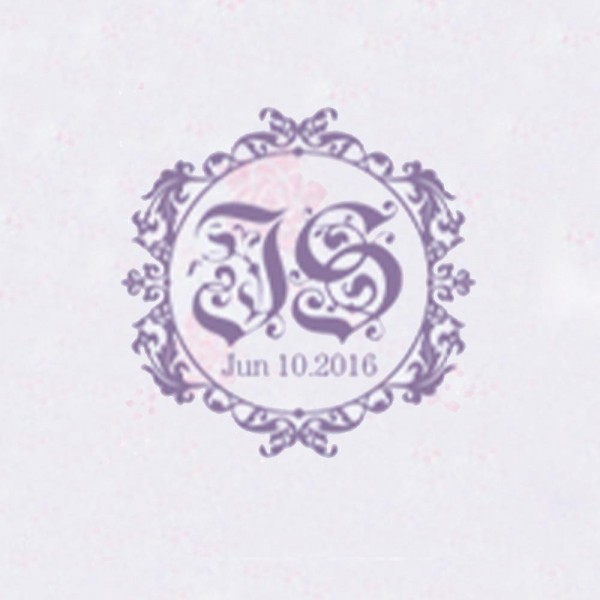 Personalized Initials with Date Wax Seal Stamp Design Your Own - Style 332-25MM