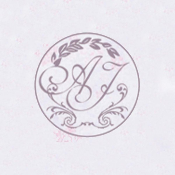 Personalized Double Initials Wax Seal Stamp Design Your Own - Style 099-25MM