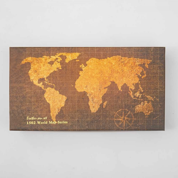 Fancy Letters Wax Seal Stamp - 26 Letters with Map Gift Box