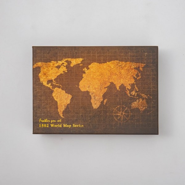 Wax Seal Stamp Set - 12 Stamps Plant Series with Map Gift Box